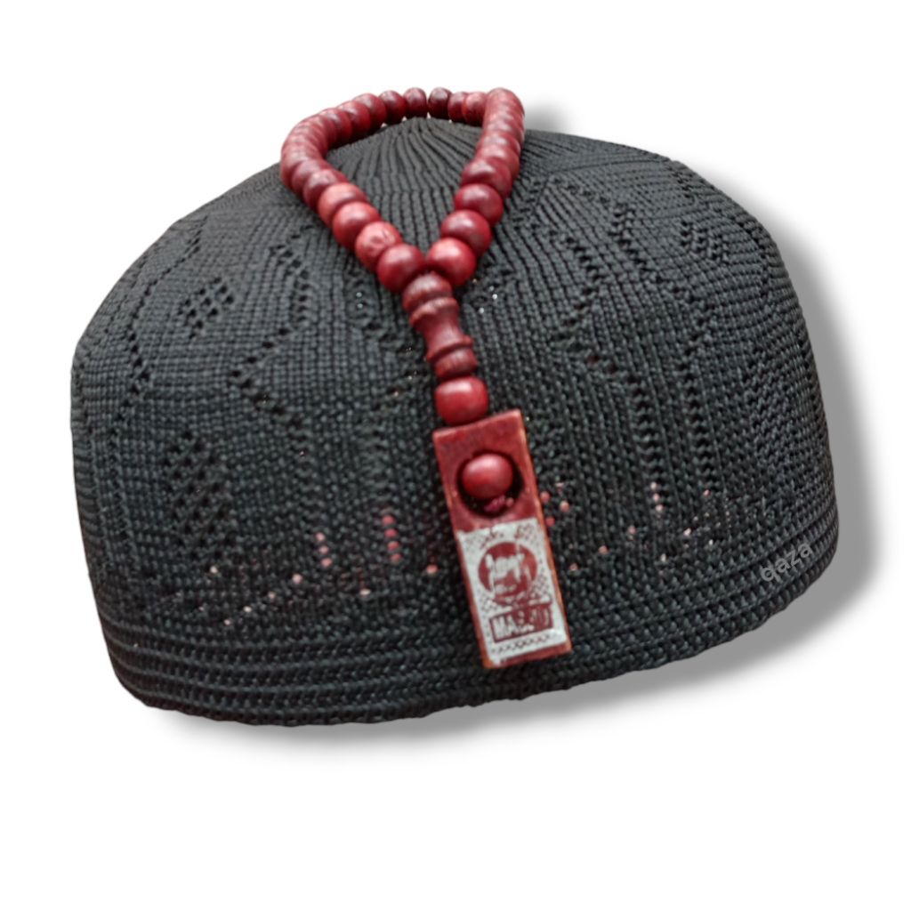 Peci Rajut Turky Premium+Tasbih Souvenir Haji& Umroh