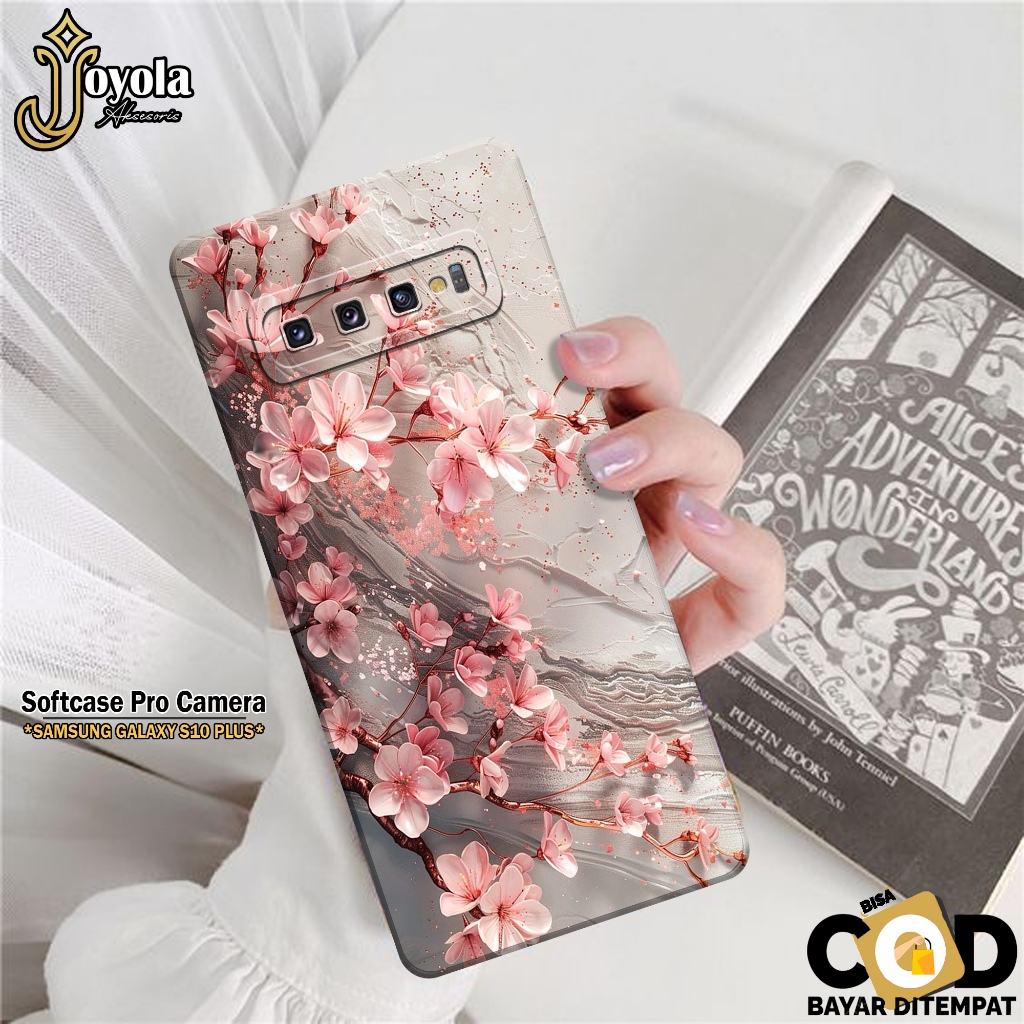 Softcase Samsung Galaxy S10 Plus JOYOLA Case Bunga Case Hp Samsung S10 Plus Silikon Tpu Pro Camera K