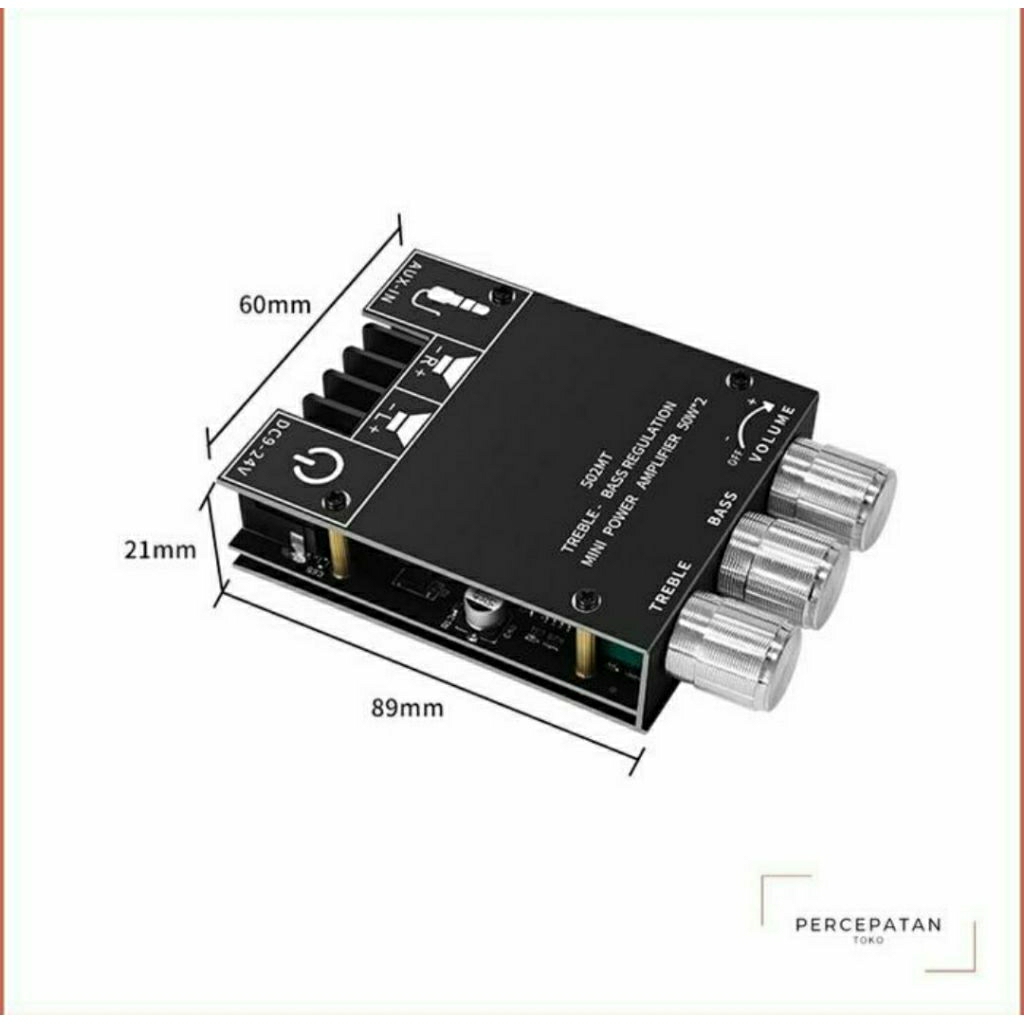 MODUL Amplifier Bluetooth 50*2