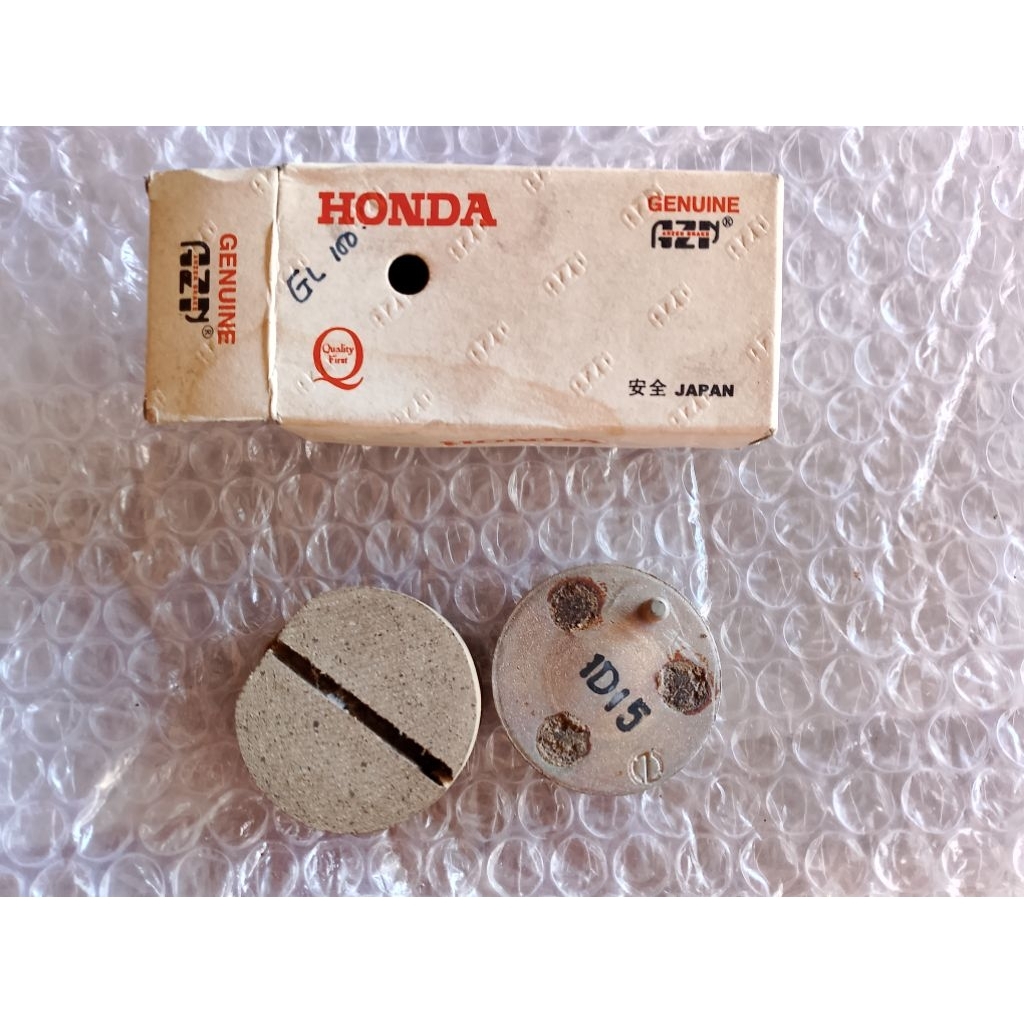KAMPAS REM KANVAS DISC PAD CAKRAM DEPAN HONDA GL 100 GL100 GL125 GL 125 CB125 CB 125 DISPED DISPAD J