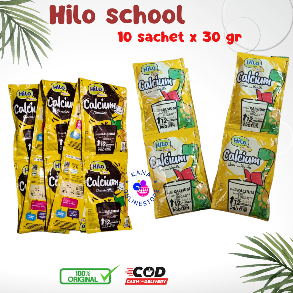 

Hilo School Calcium Chocolate /Vanilla10 Sachet x 30gr