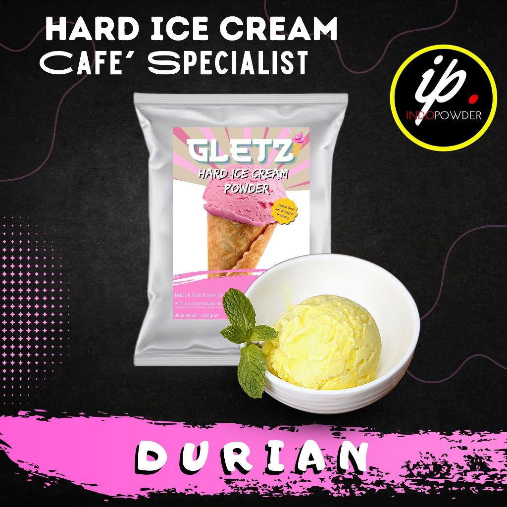 

IP Jakarta - Bubuk ES KRIM rasa DURIAN 1Kg Untuk Ice Cream Scoop