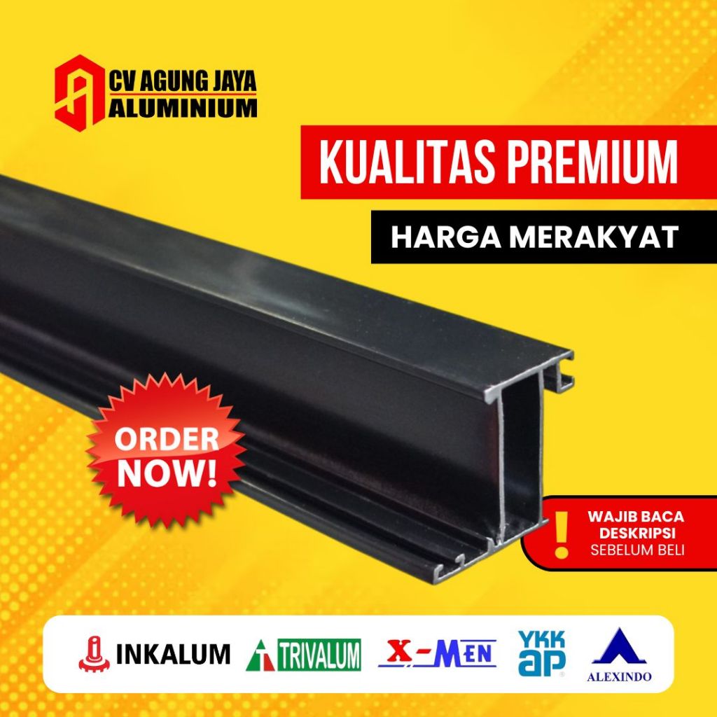 INKALUM ALUMINIUM CASEMENT WINDOW batangan 6 meter