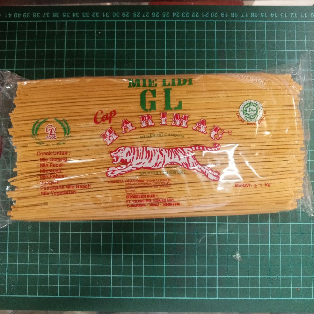 

mie lidi cap harimau 1kg...