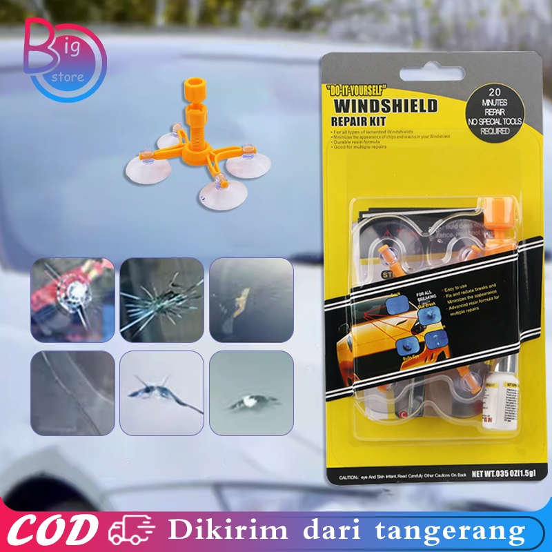Kaca Mobil Retak Lem Lem Repair Kaca Mobil Glass Repair Kit Lem Kaca Depan Mobil Lem Penghilang Reta