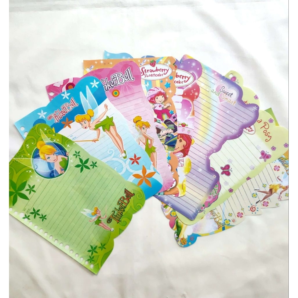 (HARGA PER LEMBAR) Kertas Binder Non Harvest / Kertas File Non Harvest - Mix Disney Series Vol. 2