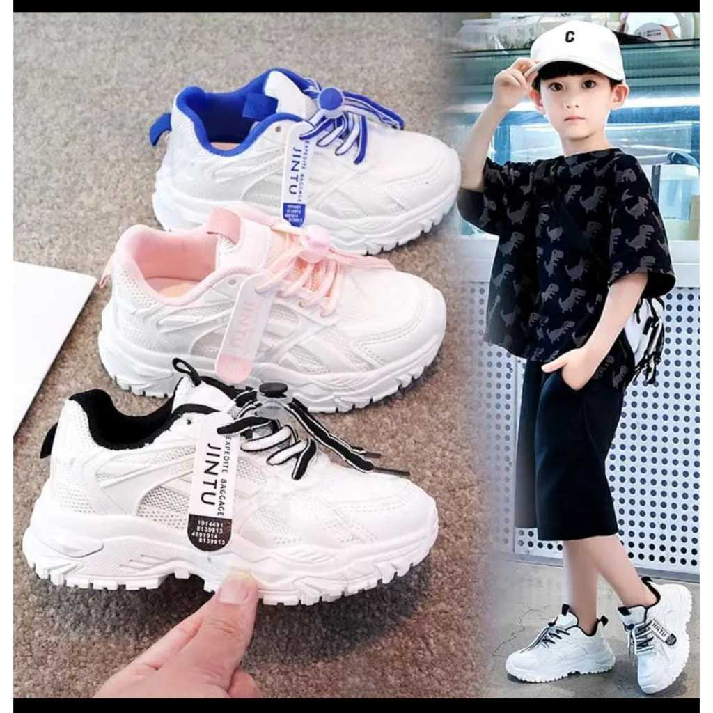SEPATU SNEAKERS  UNISEX ANAK KEKINIAN SNEAKERS JINTU TERBARU