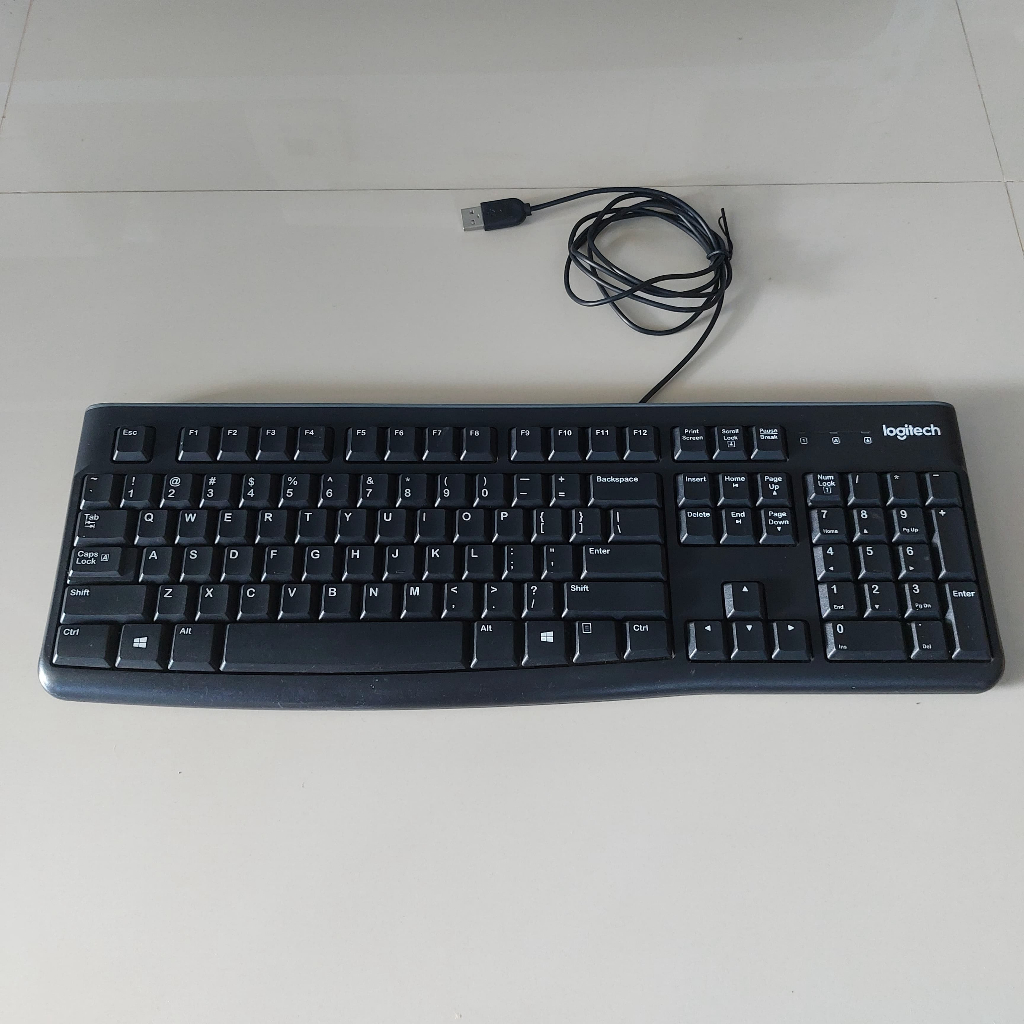 KEYBOARD KOMPUTER LOGITECH K120 GENIUS LOGITECH SIAP PAKAI