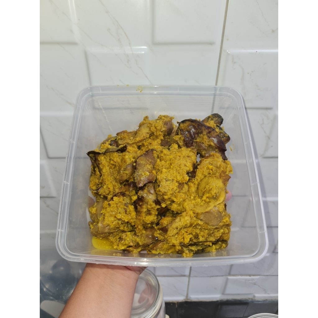 

Hati Ampela Ungkep Lengkuas