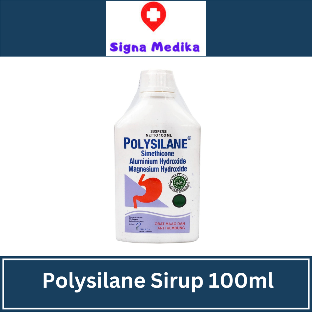 Polysilane Sirup 100 ml - Obat Asam Lambung