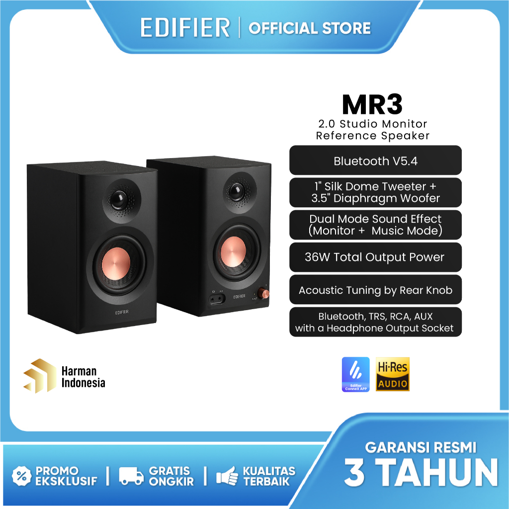 EDIFIER MR3 Powered Studio Monitor Speakers