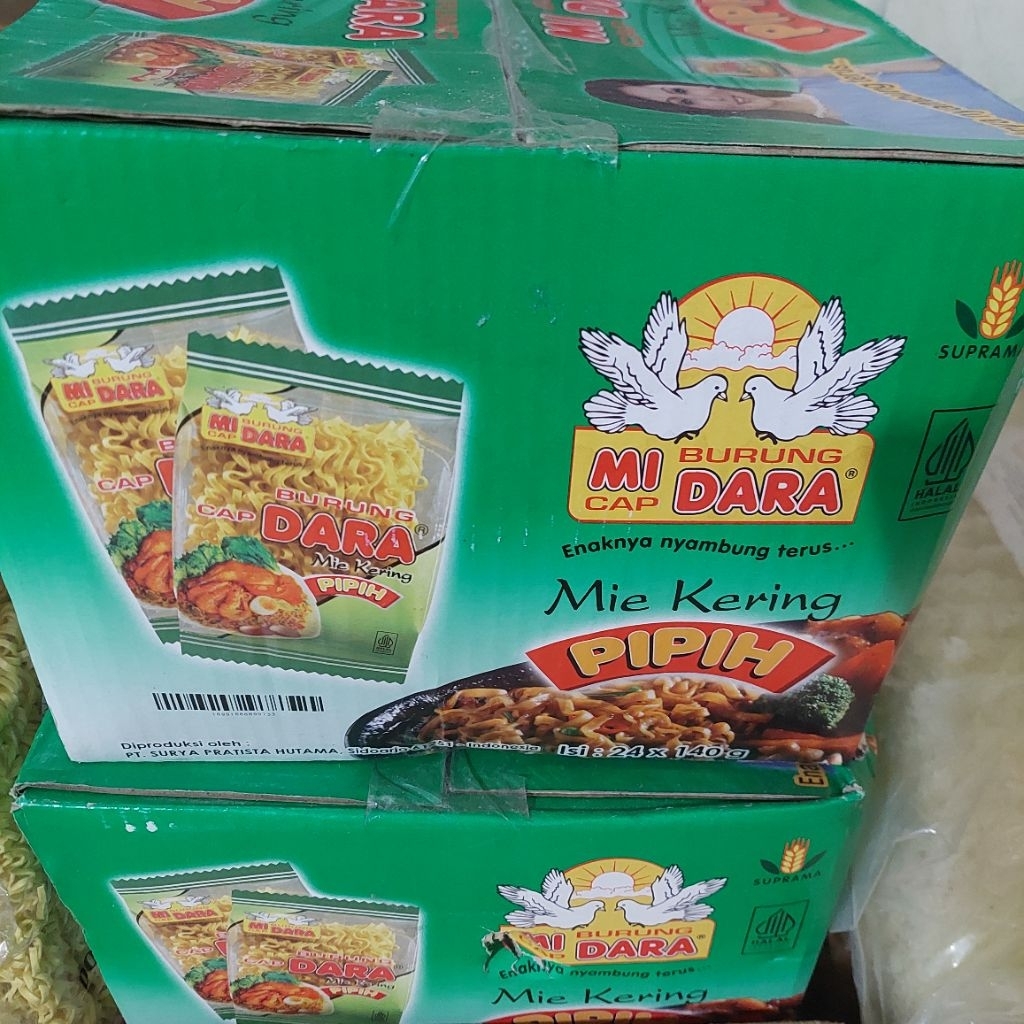 

mie burung dara 1 dus isi 24/ mie burung dara