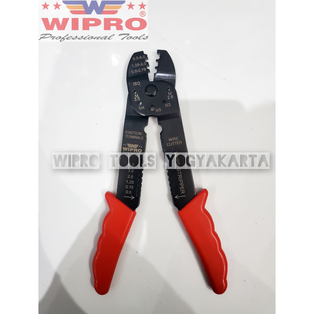 Wipro Tang Skun / Tang Kupas Kabel /Tang Crimping Press Skun /Tang Skun Manual HS 2003