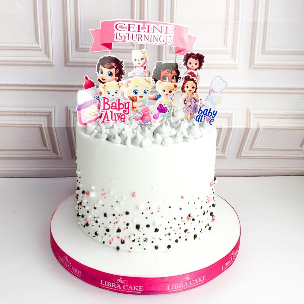 

Kue Ulang Tahun/Birthday Cake/Kue Ultah tema Baby Alive/Kue Birthday Jakarta