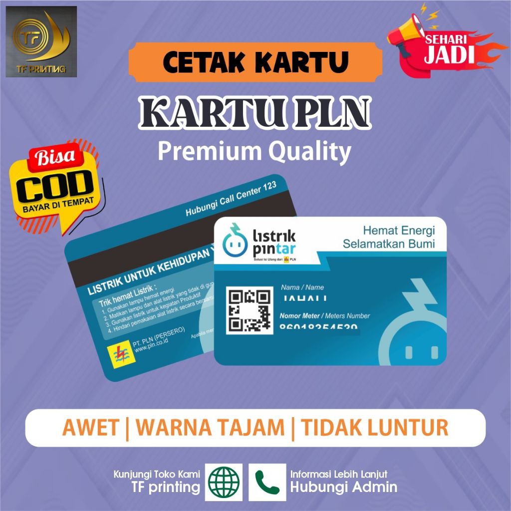 

Cetak Listrikk Pintarr sehari jadi