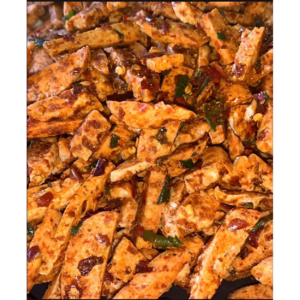 

Basreng pedas gurih daun jeruk