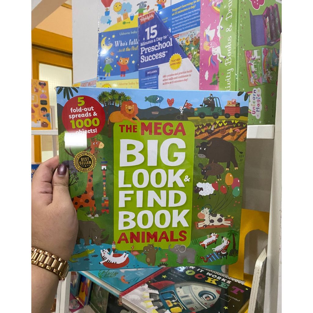 Book The Mega Big Look and Find Book Animals