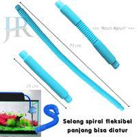 SELANG POMPA AQUARIUM PANJANG PENDEK SELANG POMPA FLEXBLE SAMBUNGAN POMPA AQUARIUM AQUASCAPE