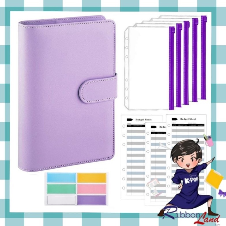 

KODE H84E SET LENGKAP Hemat Murah Binder A6 6 Ring Budgeting Planner Nabung Value Pack Murah