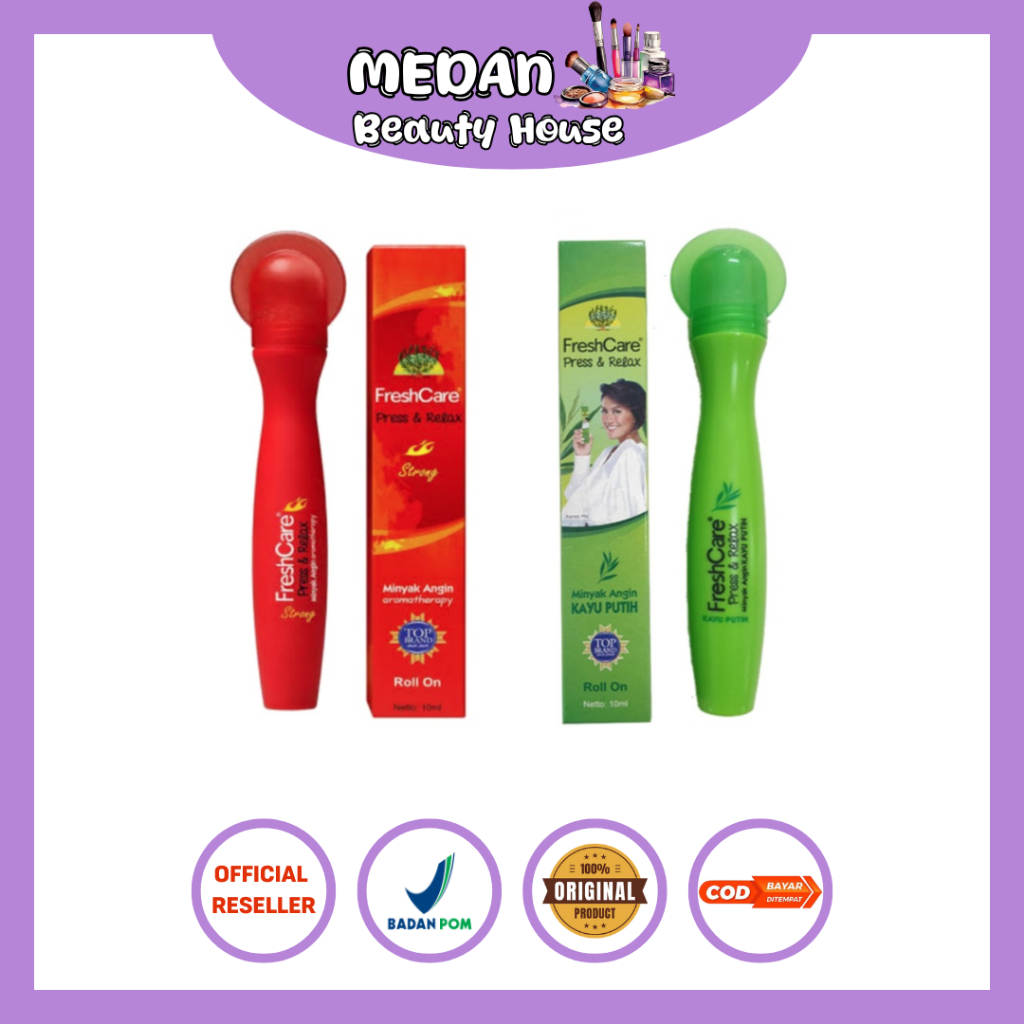 FreshCare Press & Relax - NEW (minyak angin roll, freshcare rock and roll)