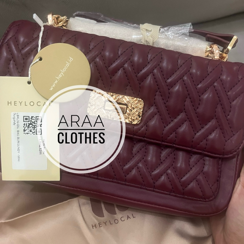 [NEW] DILLI BAG MAROON dan LIGHT GREY by Heylocal