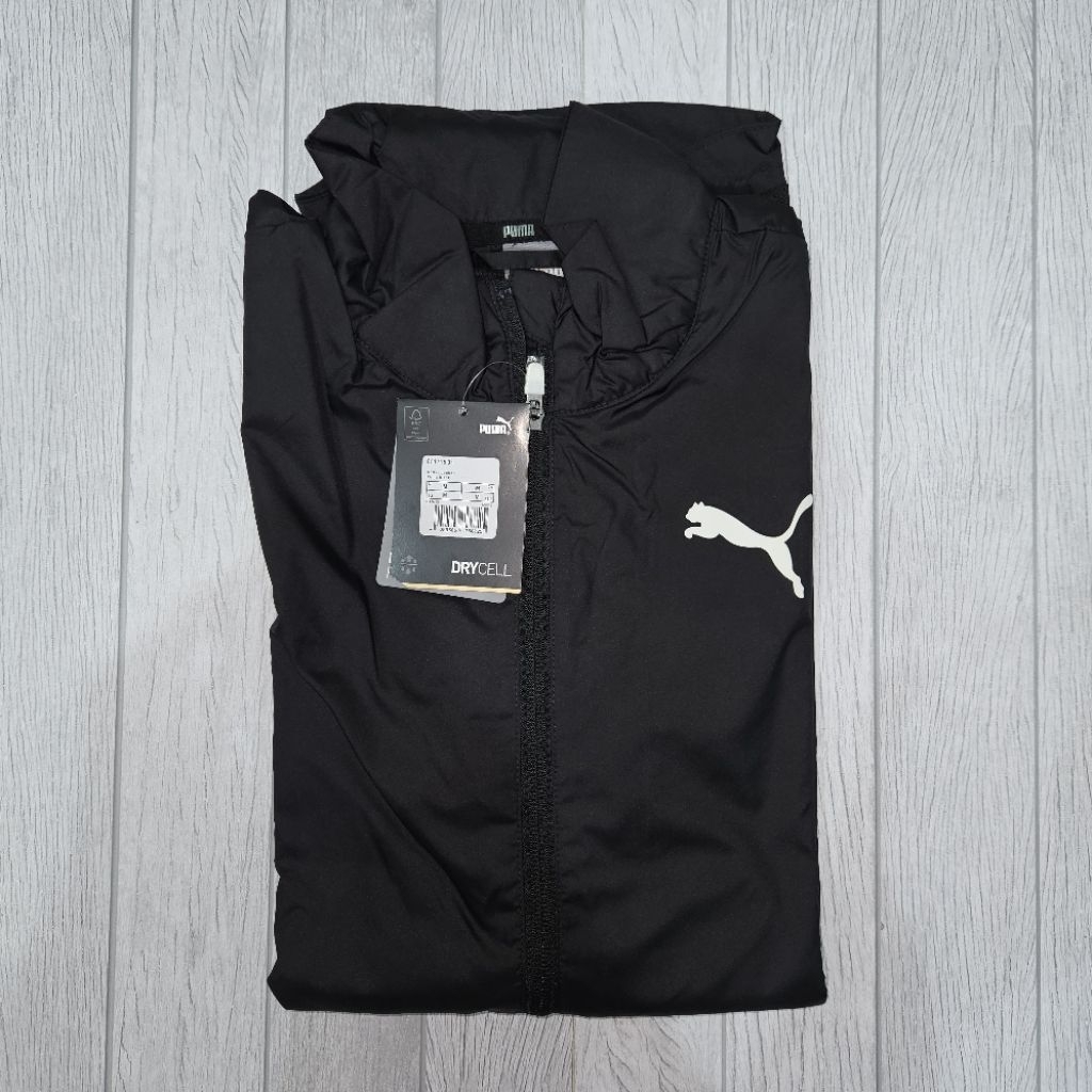Puma Active Jacket Black 85171501 Jaket Olahraga Pria Warna Hitam Original