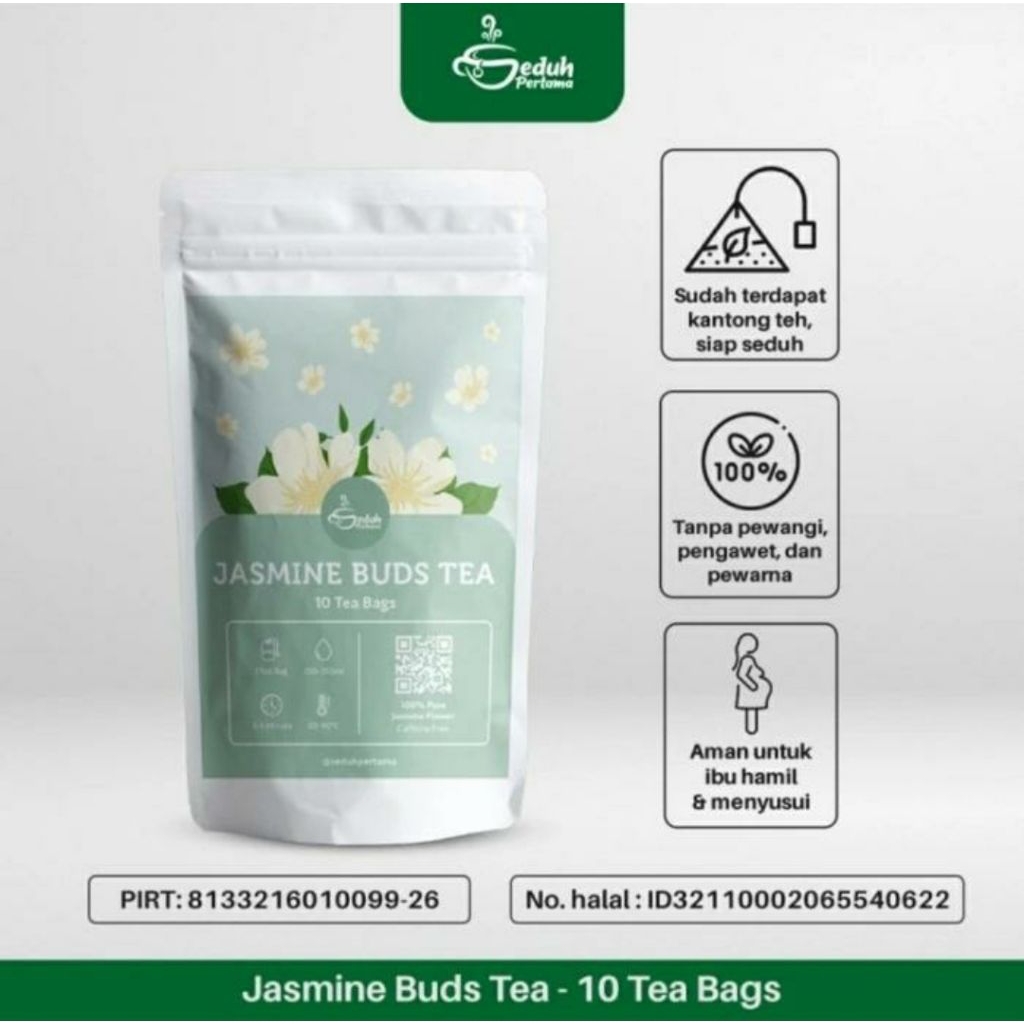 

Seduh Pertama Jasmine Buds Tea isi 10 Tea Bag