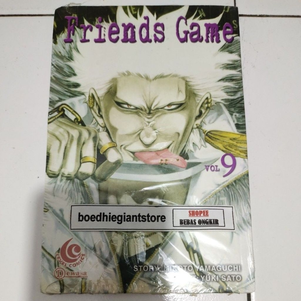 Komik Friends Game 9, segel