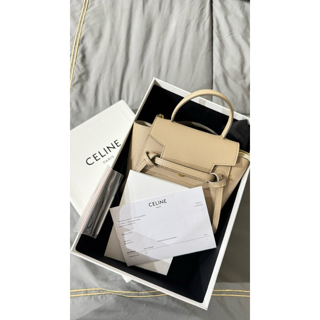 CELINE PICO BAG LIGHT TAUPE
