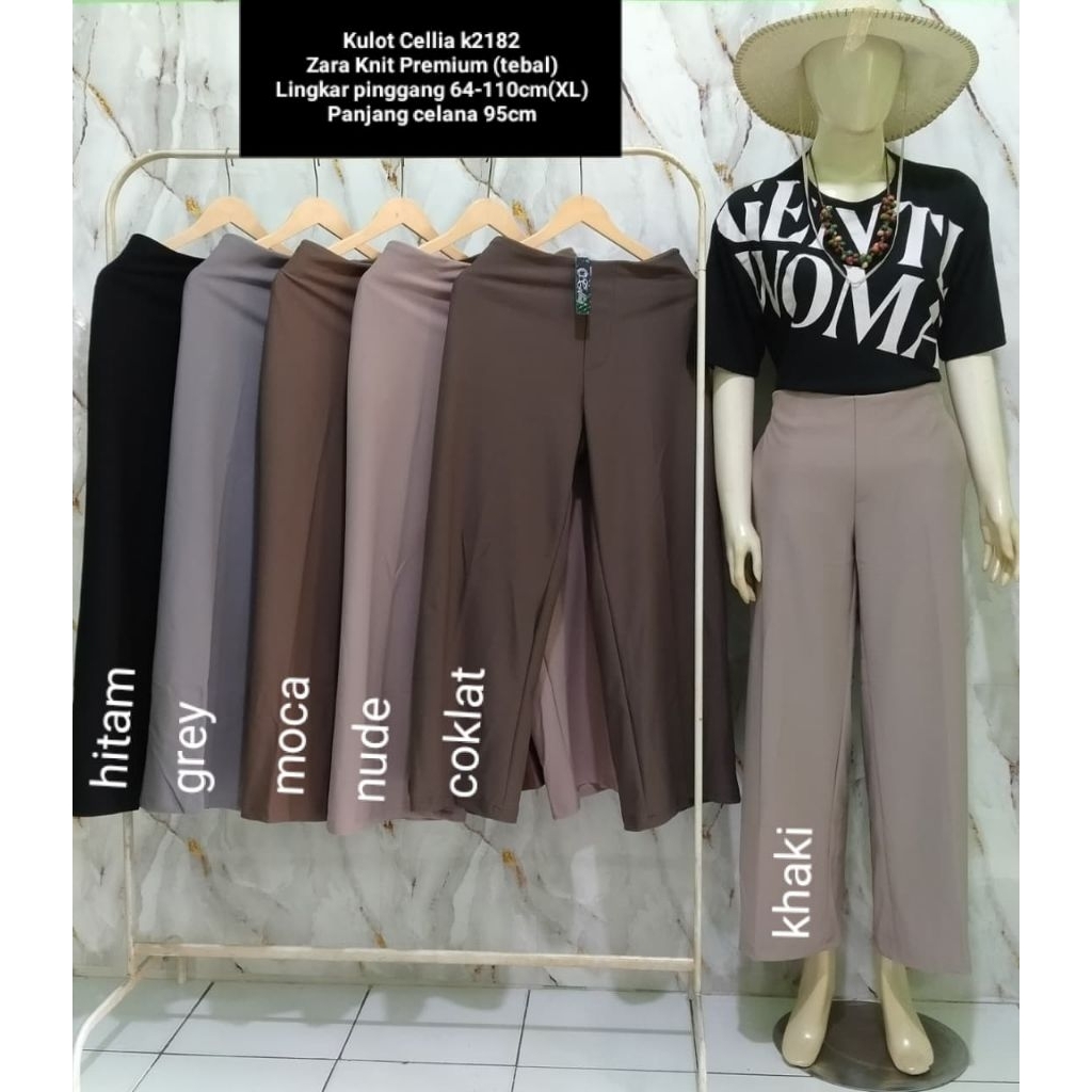 celana kerja wanita|kulot kantor|Cellia k2182|cellia original|Cellia fashion