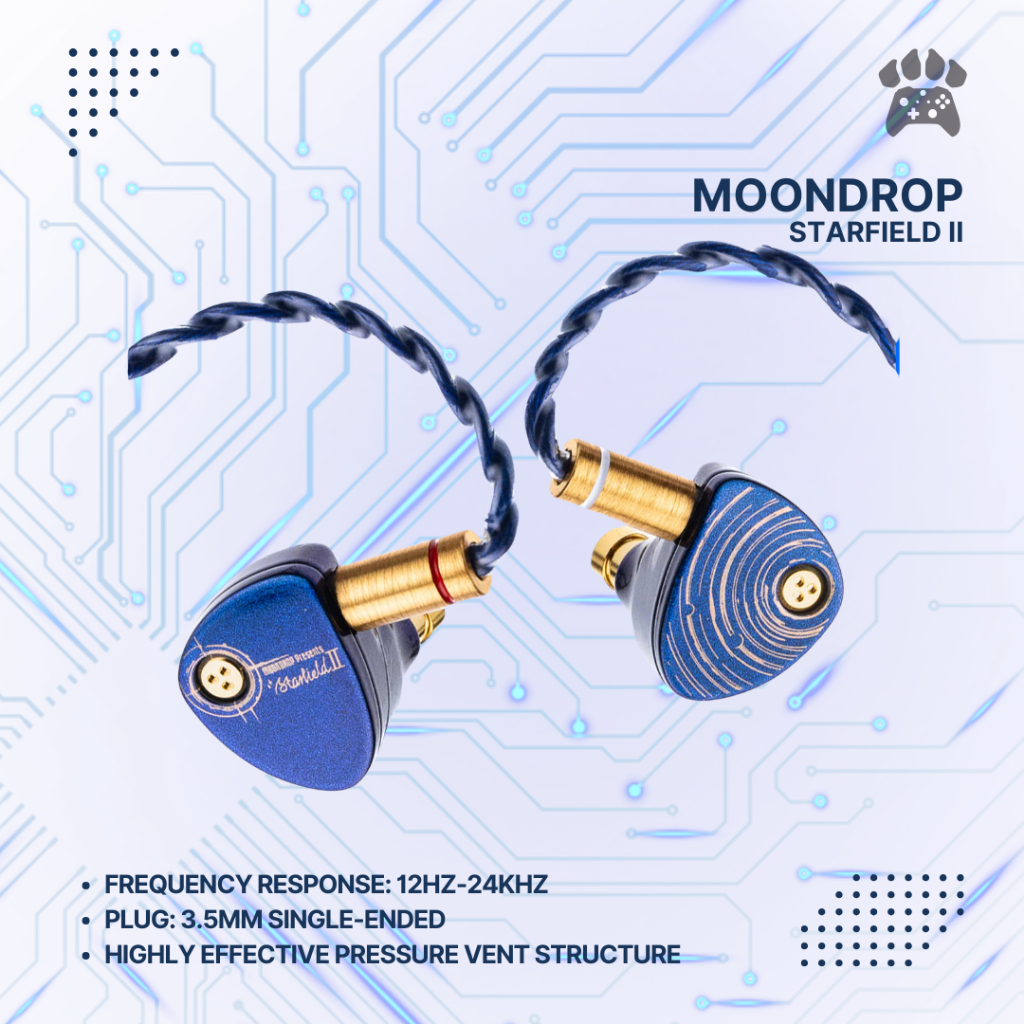 Moondrop Starfield 2 10mm Dynamic Driver In Ear Monitor Earphone - Moondrop Starfield II