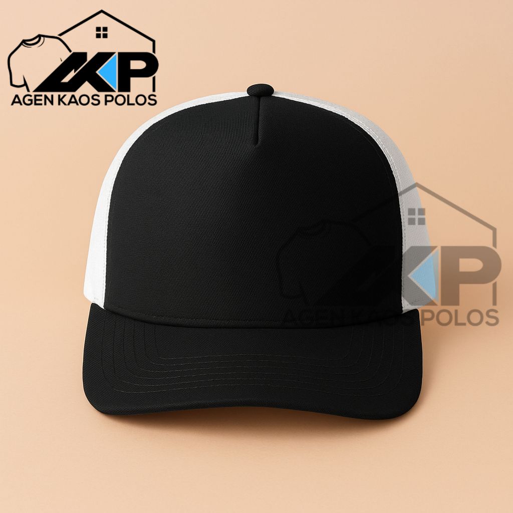 Topi Jaring Polos Kombinasi / Topi Trucker Polos Pria Wanita Kombinasi / Topi Polos Keren