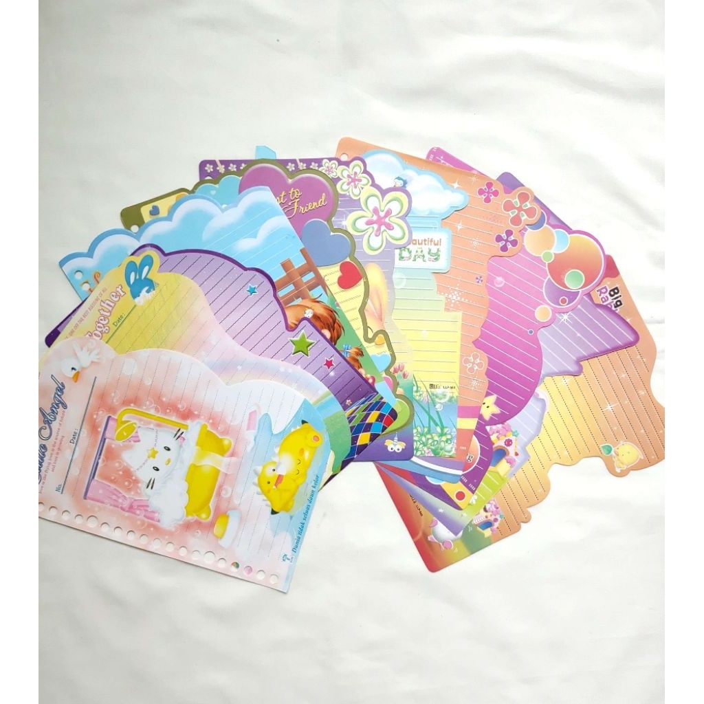 (HARGA PER LEMBAR) Kertas Binder Non Harvest / Loose Leaf Karakter - Mix Series Vol. 6