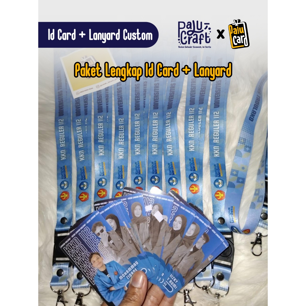 

Paket Lengkap Lanyard Custom + Id Card Free Case & Desain