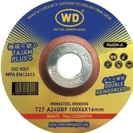 batu gerinda poles 4 inch WD mata gerinda WD 4" wd tajam plus original