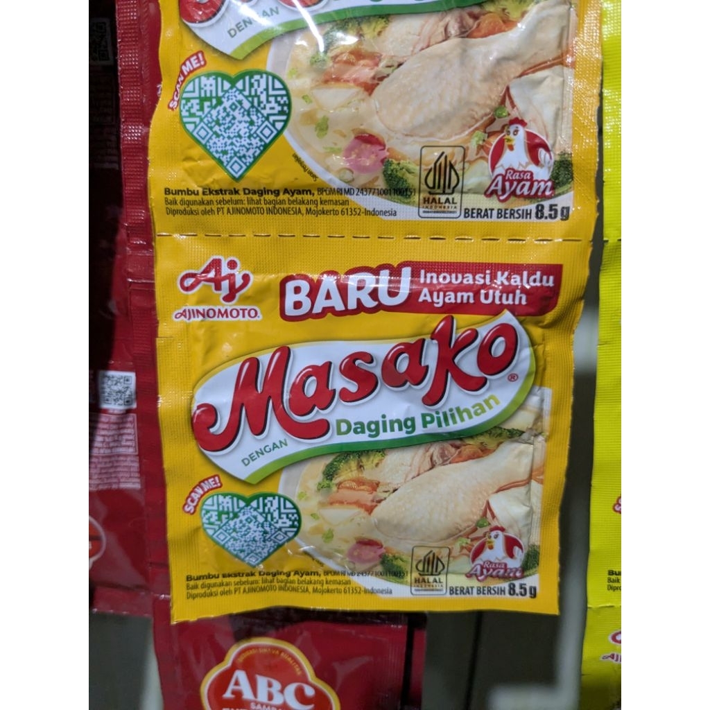 

Masako ayam dan daging sapi produk original