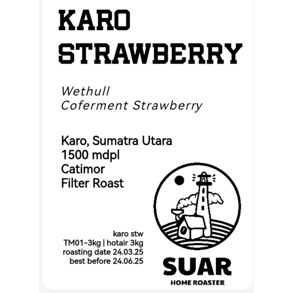 

Karo Strawberry - Wethull Coferment | Infused Strawberry - Suar Home Roasterzz