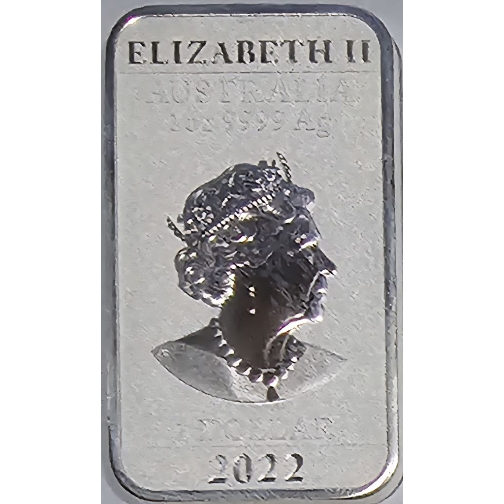Logam Mulia The Perth Mint 31,1 Gram Elizabeth II Australia 1 Dollar 2022 (Perak)