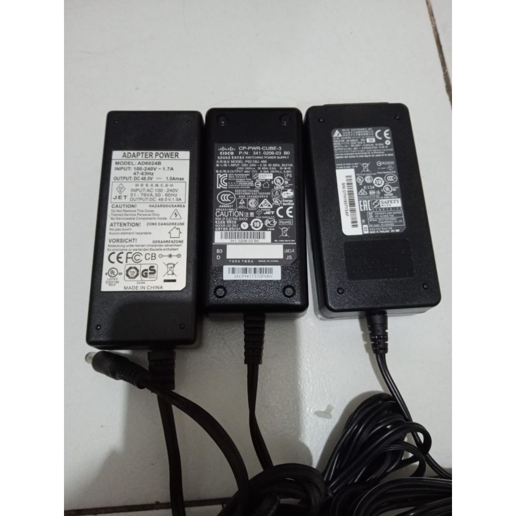 Adaptor Cisco - Delta Original  Adaptor 48V 1A Original Cisco Delta