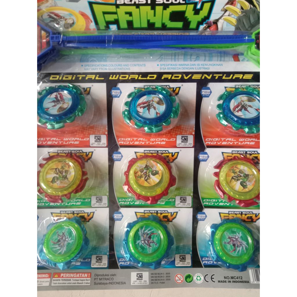 gasing mc 412/gangsing fancy/torblet besi/torblet tarik