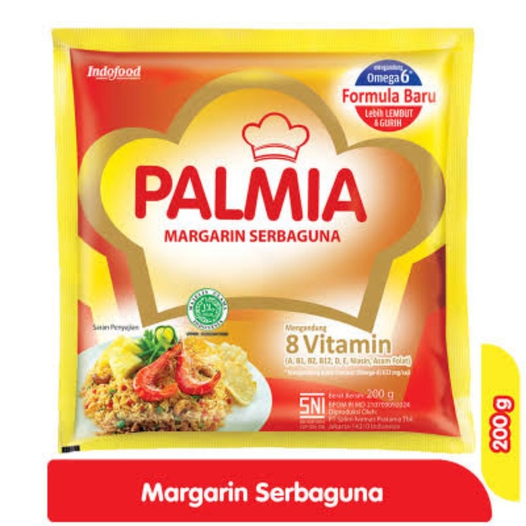 

DISKON 3 pcs Palmia margarine serbaguna 200gr