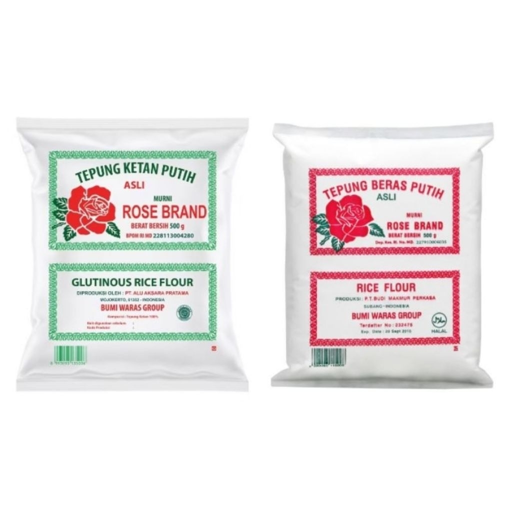 

Rose Brand Tepung ketan putih 500gr