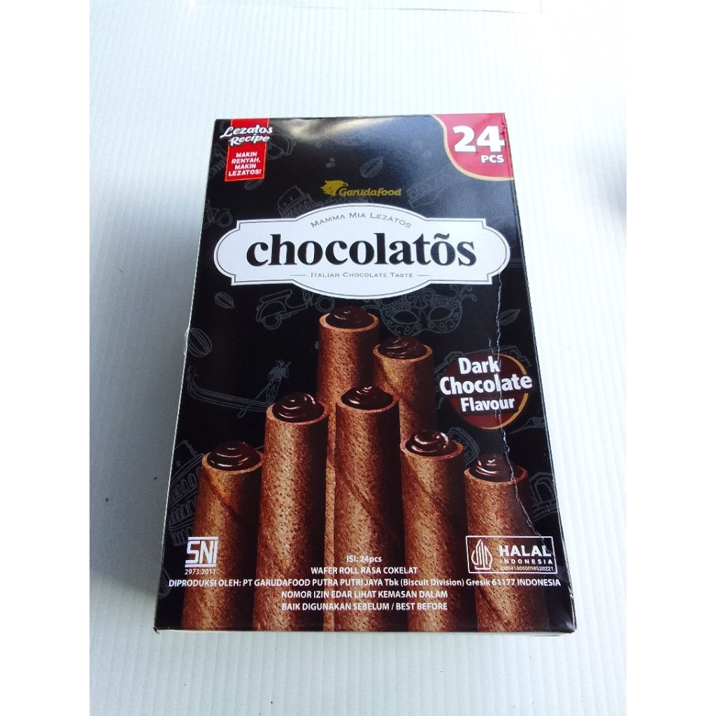 

[toko_alhanan] CHOCOLATOS Wafer roll isi 24