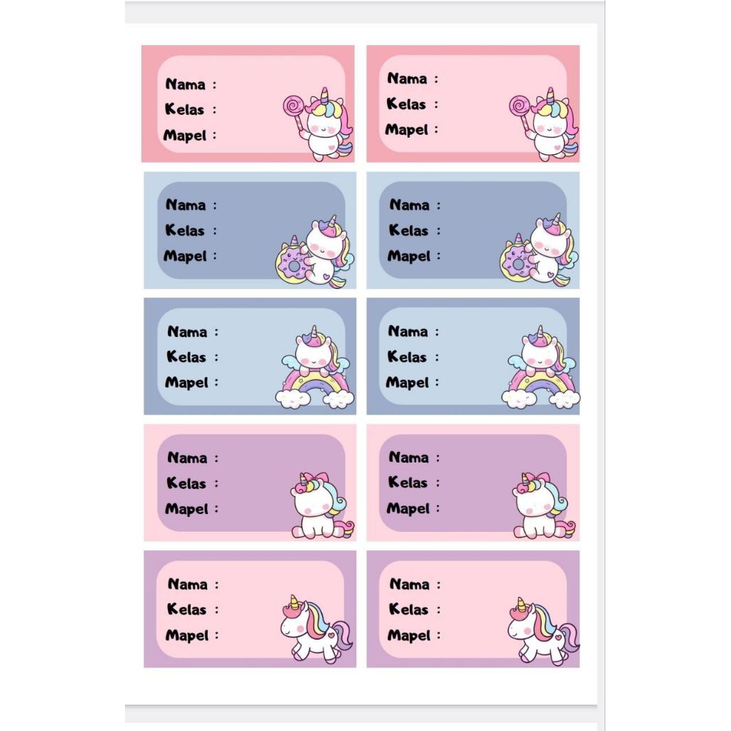

STIKER BUKU PELAJARAN STIKER NAMA LABEL NAMA BUKU PELAJARAN