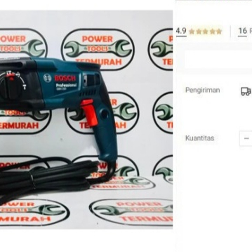 

BOSCH Rotary Hammer GBH 2-20 Hammer Drill Bor Bobok Beton GBH 220