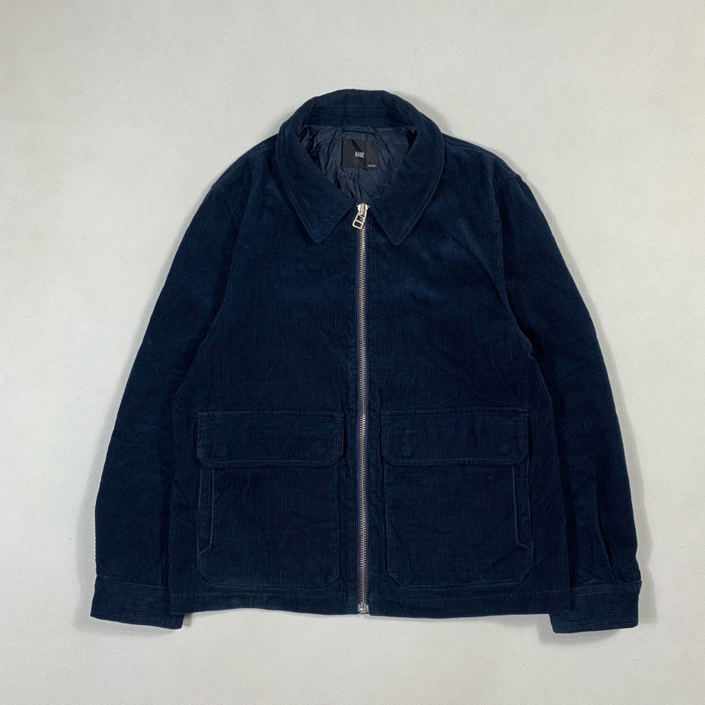 Hare Corduroy 2pocket work jacket   Size Medium Panjang 65cm Lebar 55cm