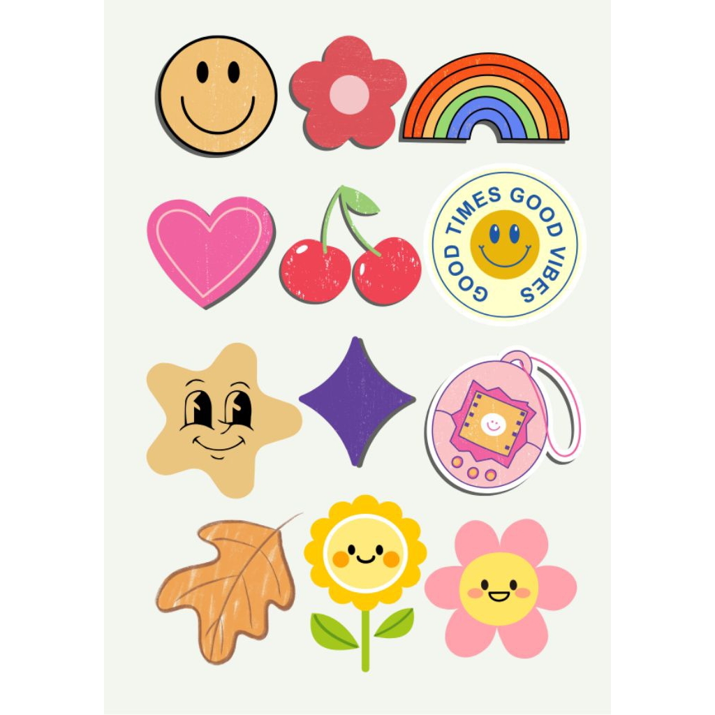 

[MIN ORDER 8] - STICKER bontaks size A6