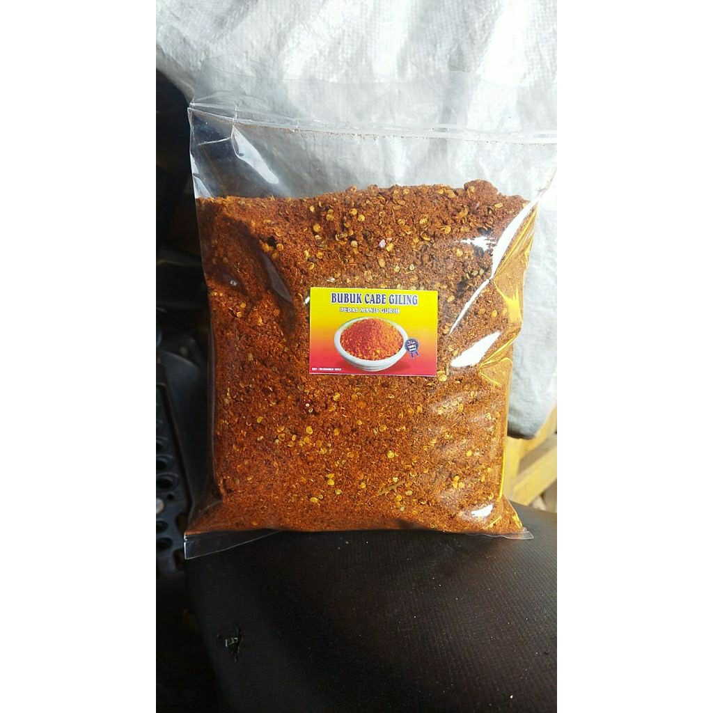 

bubuk cabe/cabe giling/bon cabe pedas/bon cabe giling kasar