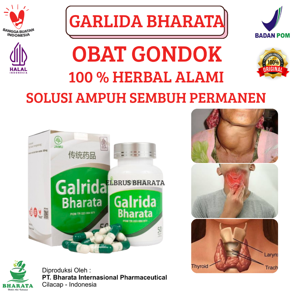 Galrida Bharata  Obat Gondok Kelenjar Tiroid Terbaik No 1 di indonesia
