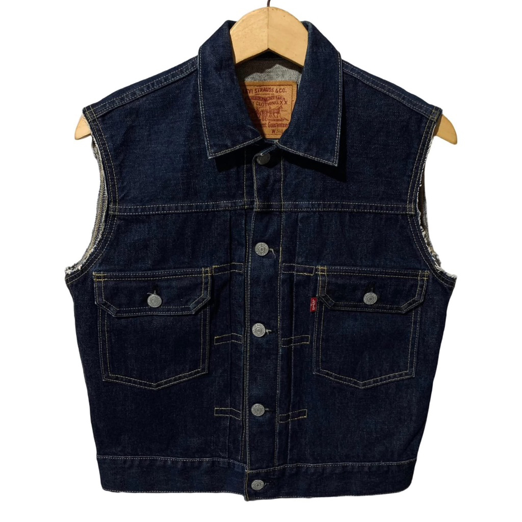 Vintage Levis Vest Selvedge Type II Japan